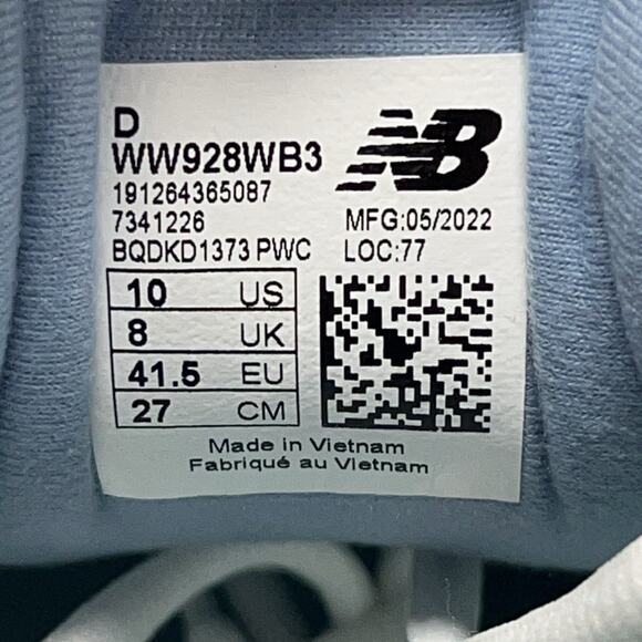 SINGLE LEFT SHOE ONLY New Balance 928 V3 Womens 10 WIDE AMPUTEE REPLACEMENT - Picture 7 of 7